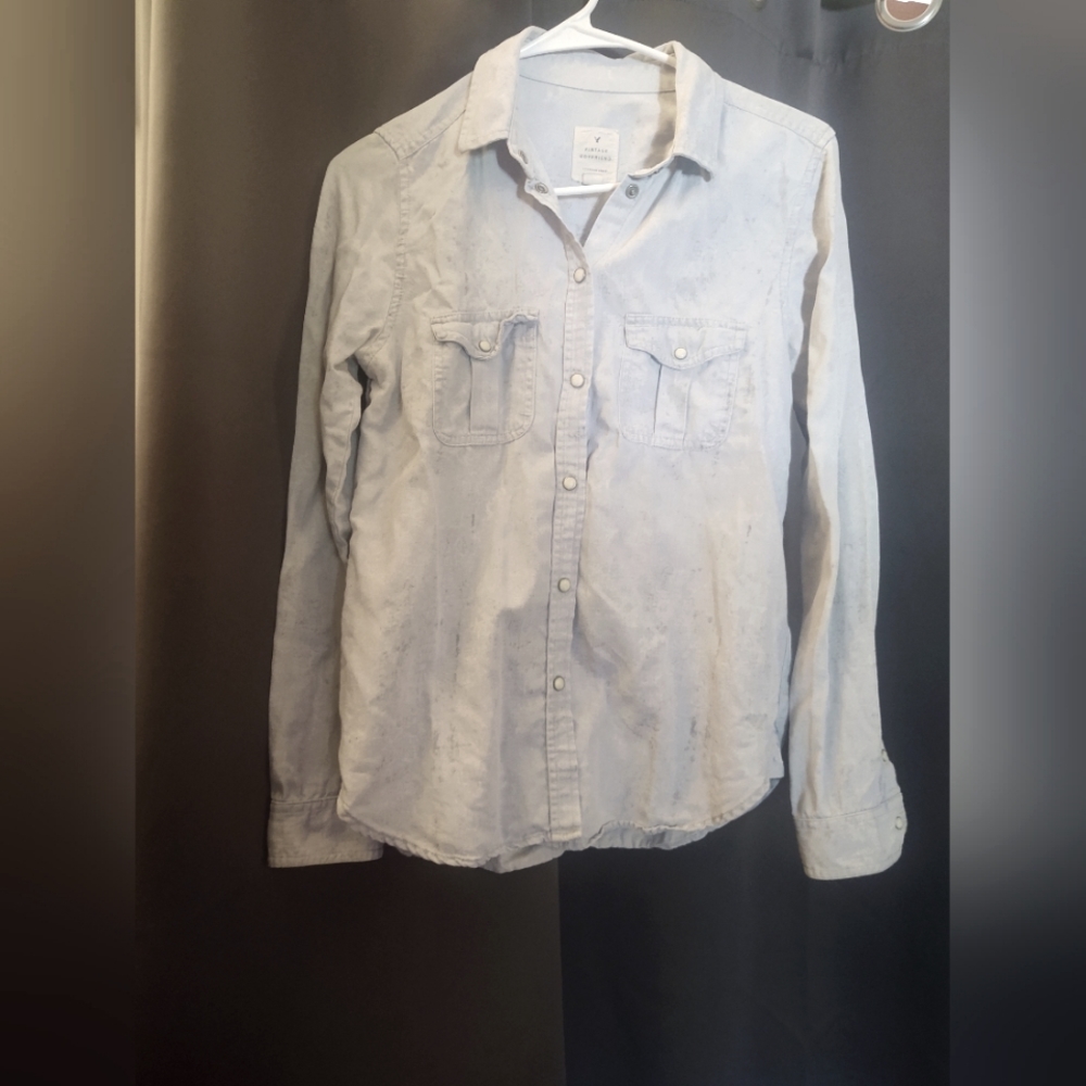 American Eagle outfitters boyfriend button up with floral print